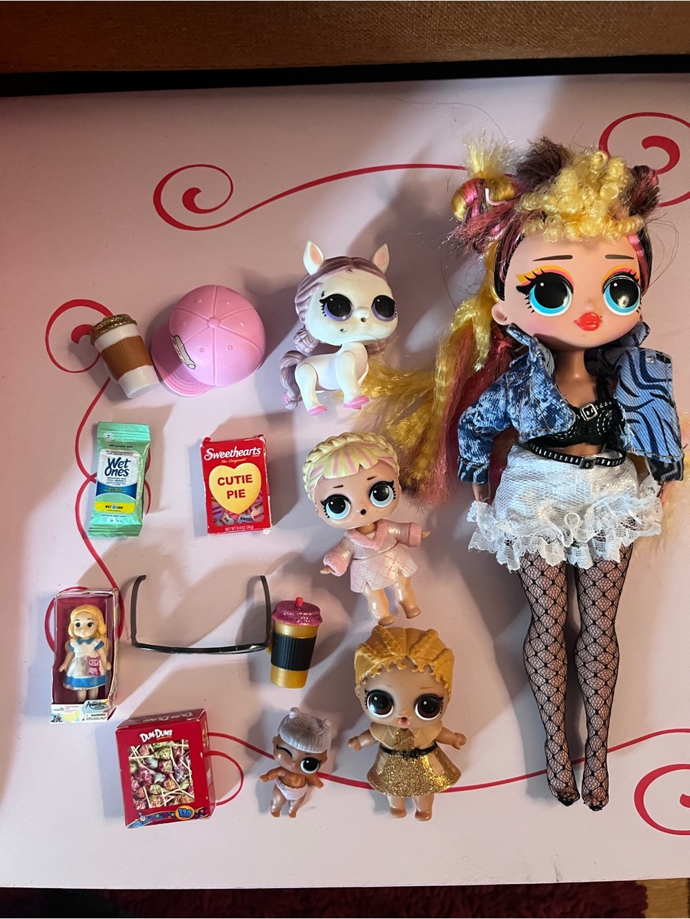 L.O.L. Surprise! Doll Set with Blonde, Pink, Yellow and Black Accents